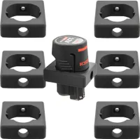 6x Akku Halter für Bosch 12V Halterung Akku Wandhalter Wandhalterung Bosch Akku 12V