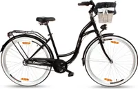 Goetze Style 28 Zoll Citybike, 3-Gang Shimano Nabenschaltung, Tiefeinstieg mit Rücktrittbremse, Damenfahrrad mit Korb