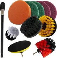 Set Bürstenaufsatz 11 tlg. Reinigung Bürste Bohrmaschine