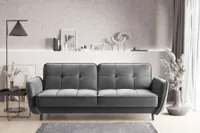 Rozkládací pohovka Bellis 220x90 cm Růžová (samet)