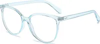 PACIEA Blaulichtfilter Brille Rund Vollrand Anti-Müdigkeit Computer Gaming Schutz für Damen und Herren Klassische Blau