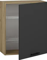 Halmar Horní kuchyňská skříňka s odkapávačem Vento GC-60/72 - dub craft / antracit