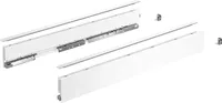 Hettich AvanTech You Schubkasten Set Schubkasten Set Höhe 77 - Schubkastensystem Nennlänge 550mm, Stahl weiß