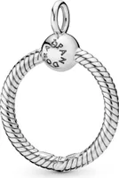 Pandora Moments Small O Pendant Kettenanhänger aus Sterling Silber
