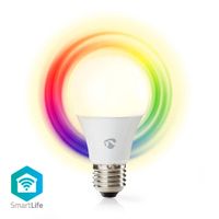 Nedis Wifilrc10E27 Smartlife Mehrfarbige Lampe Wi-Fi E27 806 Lm 9 W Rgb / Warm bis Kalt Weiß Android&amp;Trade; / Ios Peer