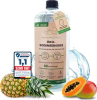 GRASHÜPFER® Wischroboter Reinigungsmittel - Öko-Bodenreiniger 1000 ml Konzentrat "Tropischer Früchte Duft" I kompatibel mit allen Wischrobotern