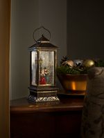 Konstsmide LED Schneelaterne Charles Dickens Style, mit 5h Timer