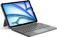 Inateck Ultraleichte Tastatur für iPad 10/11 Gen A16 2025,iPad Air 11" M3/M2 (2025/2024),Air 5/4,Pro 11 4/3/2/1,Abnehmbar, mit Touchpad,  KB04122