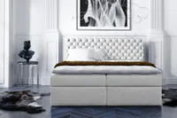 Boxspringbett Schlafzimmerbett PARINI 180x200cm Hellgrau