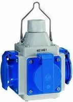 ABL Sursum 4E1561 4xSchuko IP44 grau Energiewürfel