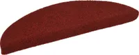 vidaXL 15 ks samolepiacich rohoží na schody 56x17x3cm červená