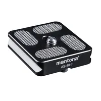 Mantona Schnellwechselplatte "Arca Swiss", 40 mm schwarz