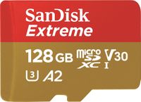SanDisk microSDXC          128GB Extreme A2 C10 V30 UHS-I U3