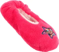 Paw Patrol Winter Hausschuhe Pantoffeln Fleece warm gefüttert Gumminoppen, Farbe:Pink, Größe:27-30 EU