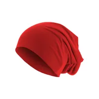 Urban Classics Jersey Beanie - rot