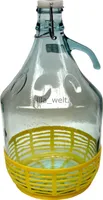 Bügelflasche Bügelverschluss Glasballon Weinballon Glasflasche 5L Gärballon