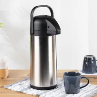 HI 3 Liter Isolierkanne Pumpkanne aus Edelstahl 26115