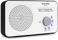 TechniSat VIOLA 2 tragbares DAB Radio, weiß/schwarz