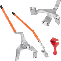 VEVOR Reifenmontiergerät Reifenwechsler 571–622 mm Einstellbar, Reifenmontagegerät 546x265x200 mm Montiereisen Montierhebel Reifenmontiermaschine Reifenwechseln Werkzeug Reifenheber Orange
