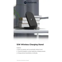 Bezdrátová nabíječka Motorola QI, bílá