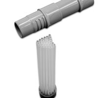 vhbw Universal Staubsaugeraufsatz Pinsel für alle gängigen Staubsauger - extra kleine, flexible Röhrchen, sicheres Abstauben von Kleinteilen