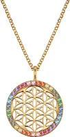 Engelsrufer ERN-LILLIFL-ZIM-G Damen Collier Lebensblume Gold 50 cm