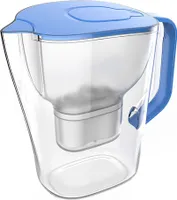 Naturewater NW-WP-35 3 Stufen Wasserfilter 3,5 L, Filterkanne mit Sedimentfilter, Aktivkohle und Harz, inkl. NW-WP-35RP Ersatzfilter, Trinkwasserfilter