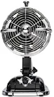 Retrojet Schreibtisch Tischventilator Schwarz