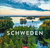 Schweden Kalender 2025 - Licht und Wasser