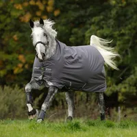 Horseware Ireland Outdoordecke 0g Amigo Bravo 12 Turn Out Lite w/la Excal/Plum & Silver 130 (6'0)