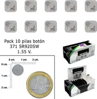 MAXELL Knopfzellen, 0% Quecksilber, VE 10 Stk 301 - 399
