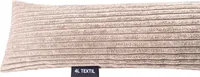 4L Textil Zugluftstopper Durchzugstopper Windstopper für Türen und Fenster Luftzugstopper für Tür Türschlange Türrolle Kordsamt (100 cm, Beige (Stripes)