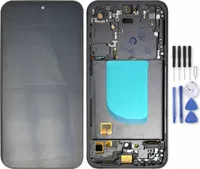 Für Samsung Galaxy S23 FE OLED Display mit Rahmen Einheit Touch Ersatzteil Reparatur Schwarz