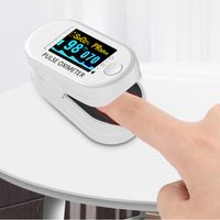 Pulzný oxymeter, prstový oxymeter, prstový pulzný oxymeter s LED displejom, monitor srdcovej frekvencie pre domácnosť a šport, monitor saturácie kyslíka pre dospelých a deti