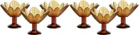 Eiscremeglas Eisbecher Eisglas Eisschale Seerose 6er-Set orange Colori Gelato 11cm