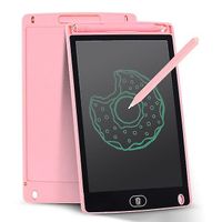 Kreatives LCD-Schreibtablett für Kinder - 8,5-Zoll digitales Tablett mit Stift pink