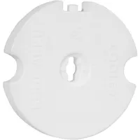 Pojemnik na lód APS, biały, wysokość: 25 mm, ø: 150 mm