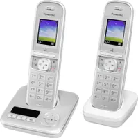Panasonic KX-TGH722GG Telefon bezprzewodowy z automatyczną sekretarką srebrny