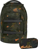 Satch Pack Jurassic Jungle Schulrucksack Set 2tlg.