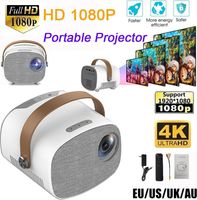 Tragbarer drahtloser HD 1080P-Projektor mit integrierten Lautsprechern (Standardversion (EU-Stecker))