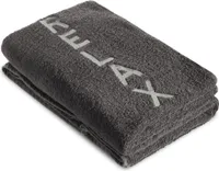 New-Well Saunatuch 80x200 Uni anthrazit Baumwolle Frottee 480g/m² Stickerei Relax