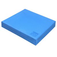 Orange Gym Balance Pad - 38x32,5x6 cm - Blau - Balance Kissen für Ganzkörpertraining - Sportgerät für zu Hause - Training von Rumpfstabilität, Muskeln, Gleichgewicht und Koordination