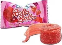 Rolla Belta rote Fruchtgummirolle Erdbeergeschmack 19 g