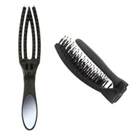 Olivia Garden On The Go Smooth & Style Kompaktowa szczotka do włosów z lusterkiem