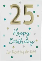 Depesche Zahlenkarten - Das beste Alter Sortierung : 25 Happy Birthday Zum Geburtstag... Zahlenkarte Sortierung: 25 Happy Birthday Zum Geburtstag...