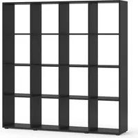 Vicco Raumteiler Karree, 138.5 x 142.5 cm, Schwarz