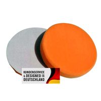 2x Polierschwamm orange 180mm, MEDIUM