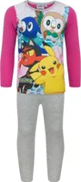 Pokemon - Schlafanzug für Mädchen NS6357 (116) (Pink/Grau)