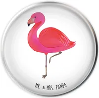 Mr. & Mrs. Panda Waschbecken Stöpsel Flamingo Classic - Weiß - Geschenk, Selbstliebe, Abflussstöpsel, ich, Freundin, rosa, Einzigartig, Ablaufgarnitur, stolz, einzigartig