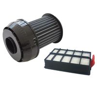 Trade-Shop 2in1 Filter-Set: HEPA-Filter + Zylinderfilter kompatibel mit Bosch 62232 62530 62531 6143002 6143004 6143801 6146601 6253002 6253102 6 All
